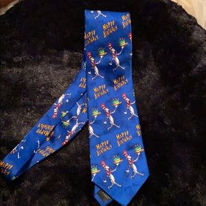 Dr Seuss happy birthday tie. Good condition